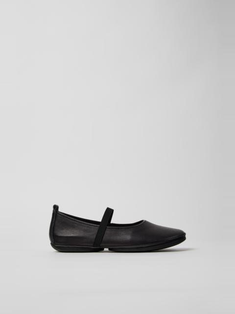 CAMPERLAB Black Leather Ballerinas for Women.