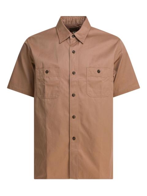 Buzz Rickson's buttoned-pocket cotton shirt