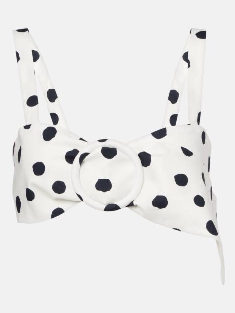 ADRIANA DEGREAS Sleeveless cotton top