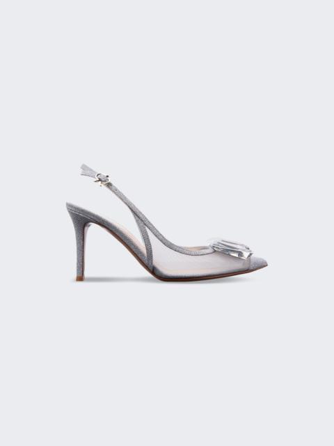 Gianvito Rossi Jaipur Sling Silver