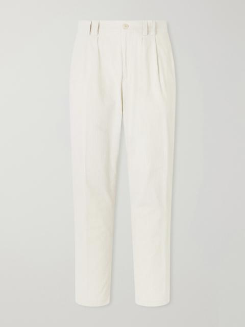 Canali Straight-Leg Cotton-Corduroy Trousers