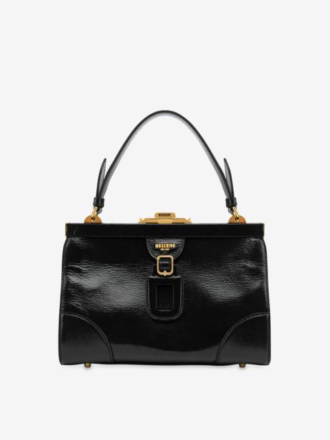 Moschino TRAVEL TAG SHINY HANDBAG