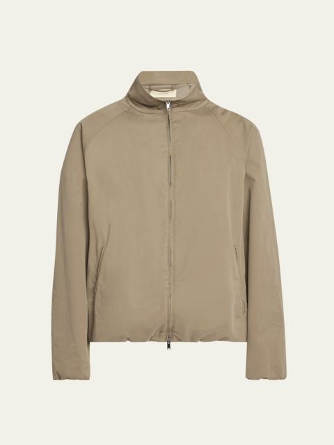 The Row Men's Cotton-Cashmere Harrington Jacket