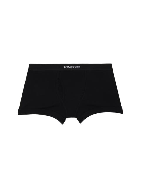 TOM FORD Black Cotton Boxer Briefs