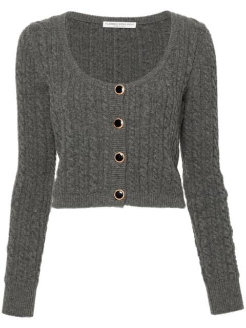 Alessandra Rich knitted wool cardigan