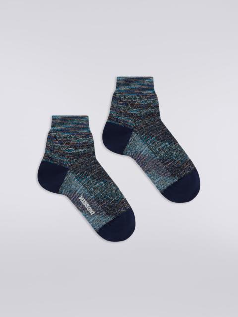 Missoni Short cotton blend socks with lurex