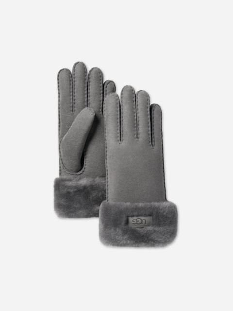 UGG ® Women's Turn Cuff Glove Sheepskin in Anchor Grey