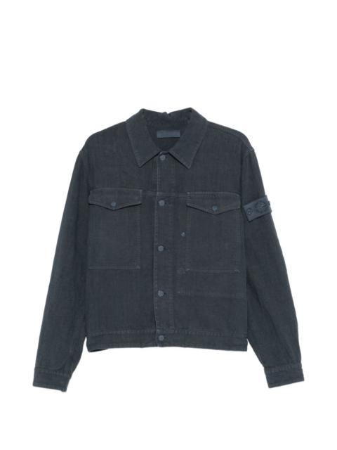 Stone Island buttoned flap-pocket jacket
