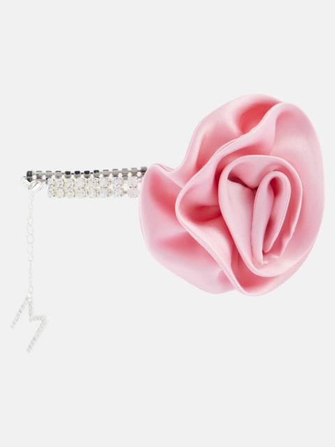 MAGDA BUTRYM Floral-appliqué choker