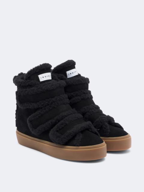 INUIKII Suede high-top sneakers