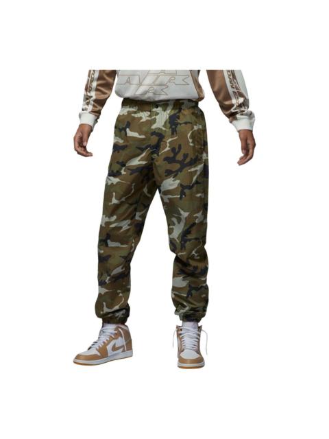 Jordan Air Jordan MVP Camo Pants Asia Sizing 'Light Olive' FZ3530-380