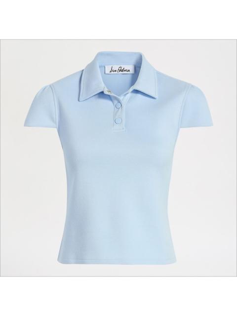 Sam Edelman Puff Short Sleeve Polo