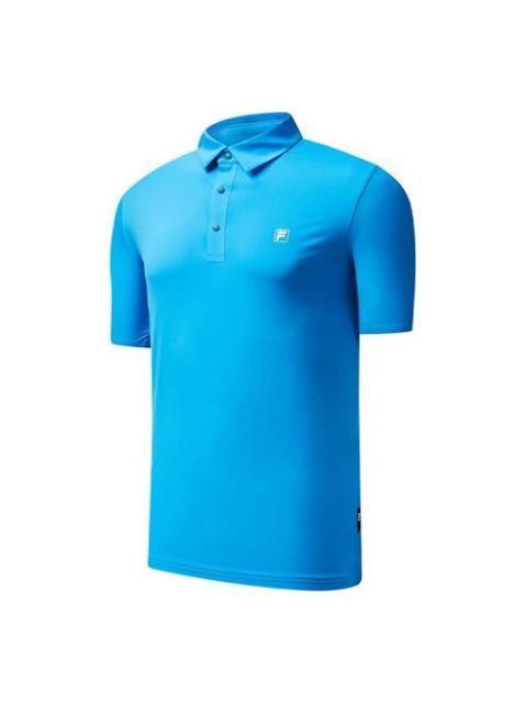 FILA FILA Athletics Casual Sports Short Sleeve Polo Shirt Blue l A11M025155F-RB