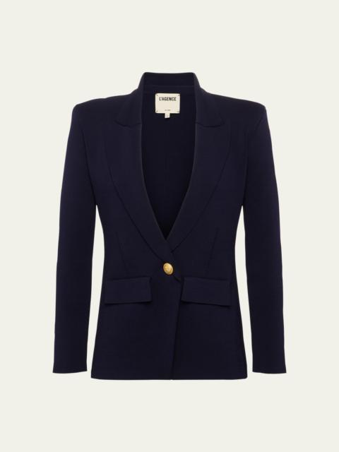 L'AGENCE Chamberlain Knit Blazer