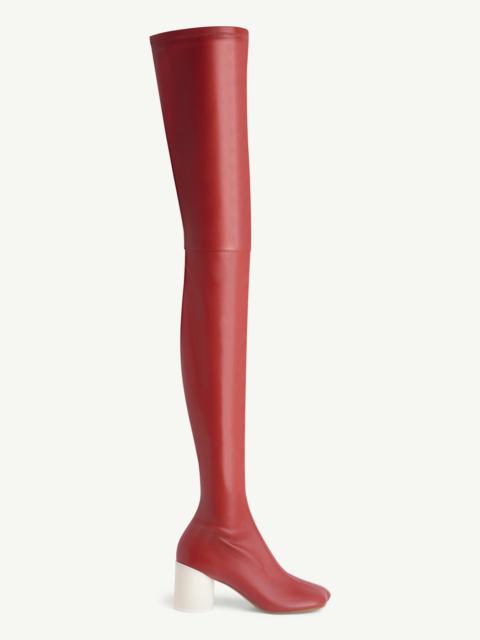 MM6 Maison Margiela Anatomic stretch thigh boots