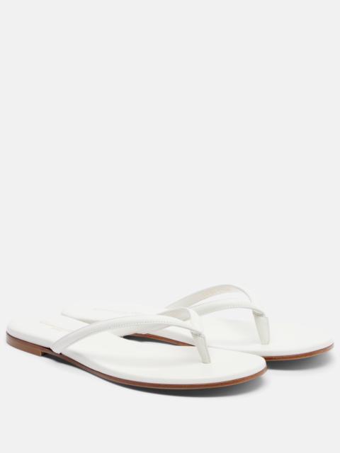Gianvito Rossi Leather thong sandals