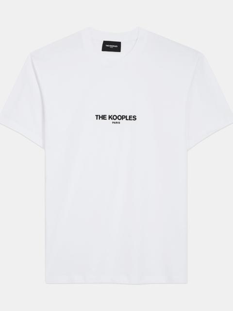 The Kooples WHITE LOGO T-SHIRT