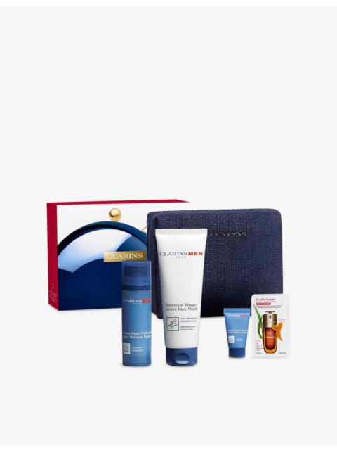 CLARINS ClarinsMen Essentials Hydration Gift Set Worth over £68