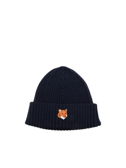Maison Kitsuné logo-patch beanie