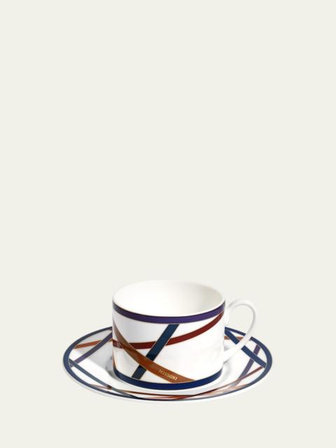 Missoni Nastri Tea Cup & Saucer