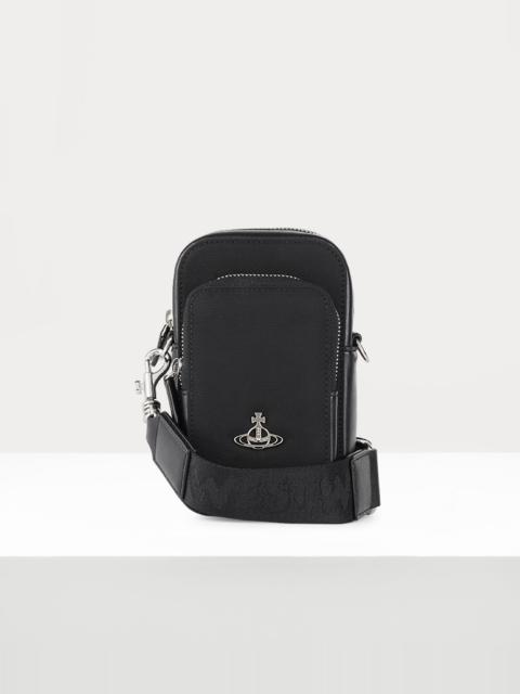 Vivienne Westwood RE-NYLON PHONE CROSSBODY BAG
