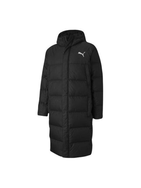 PUMA PUMA Long Oversized Down Jacket 'Black White' 585403-01