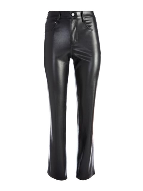 Alice + Olivia AMAZING VEGAN LEATHER BOYFRIEND PANT