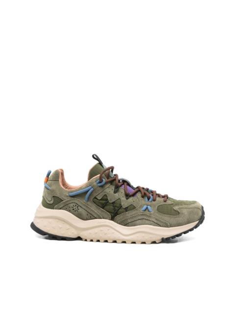 Flower Mountain suede low-top trainers