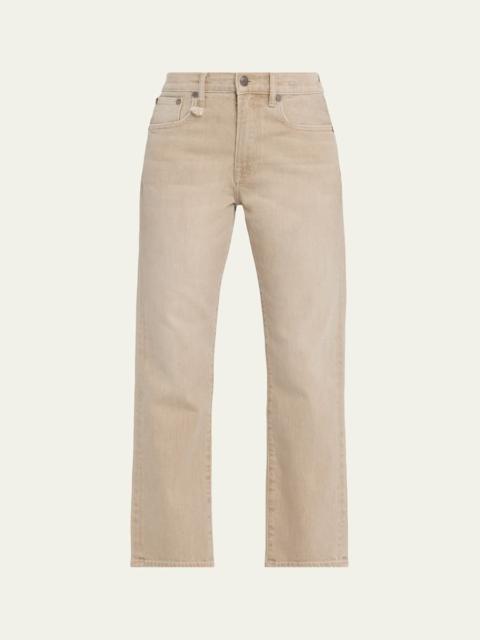 R13 Romeo Straight Cropped Jeans