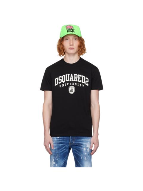 DSQUARED2 Black 'University' T-Shirt