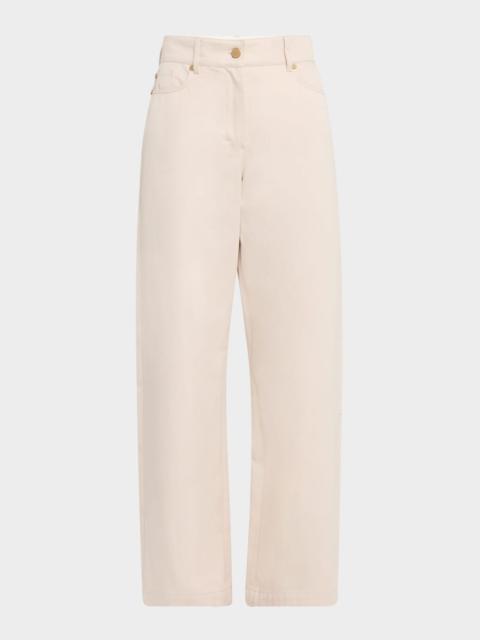 Max Mara Valeria Straight-Leg Ankle Jeans