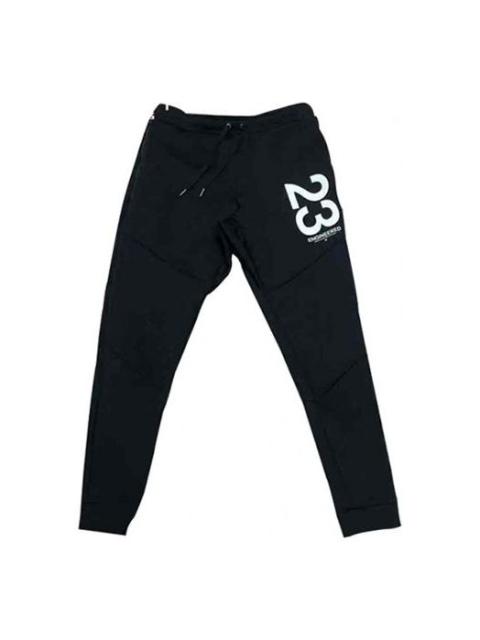 Jordan Air Jordan 23 Flight Space Cotton Athleisure Casual Sports Long Pants Black BQ4645-010