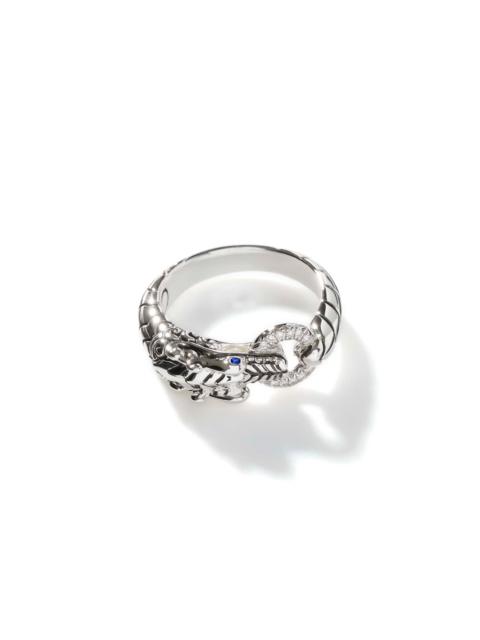JOHN HARDY Naga Ring, Sterling Silver, Diamonds