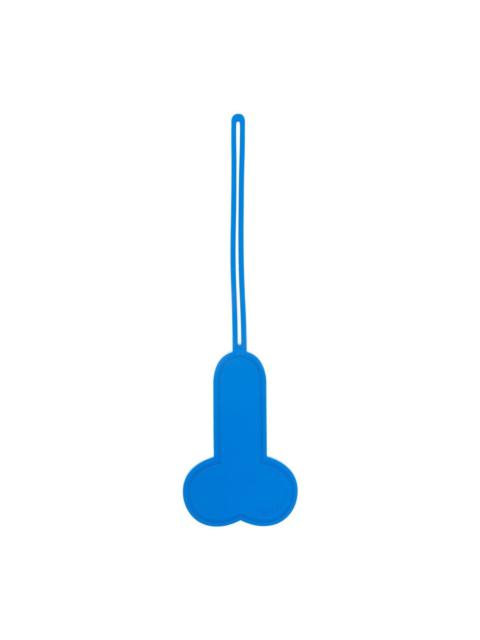 logo-debossed keychain