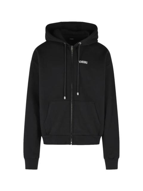 AMIRI Relaxed Zip-Up Hoodie "Black" AM326JR022 0002