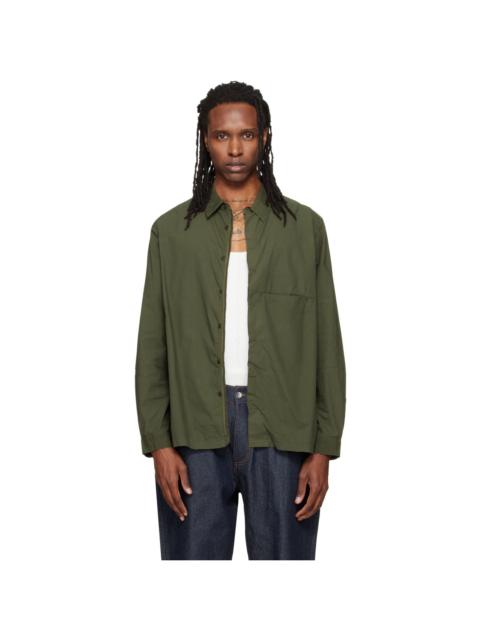 YMC Green Blackout Overshirt