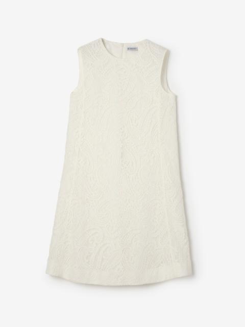 Burberry Paisley Lace Shift Dress