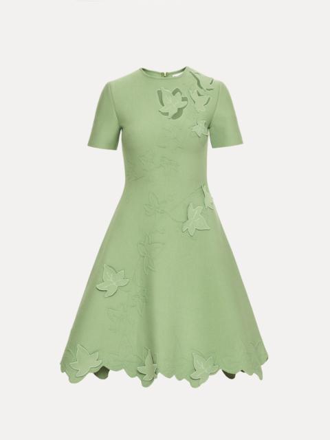 Oscar de la Renta IVY CUTOUT KNIT DRESS