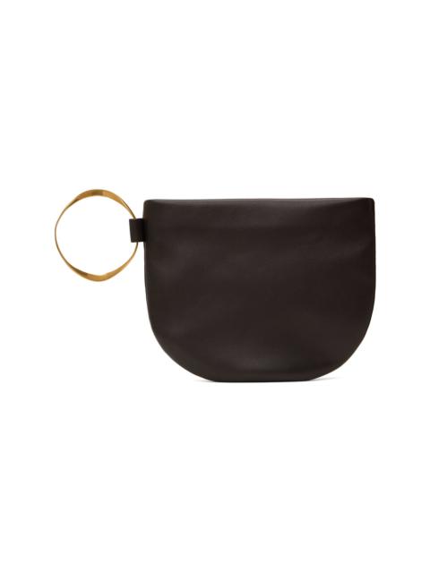 The Row Brown Geo Bracelet Clutch