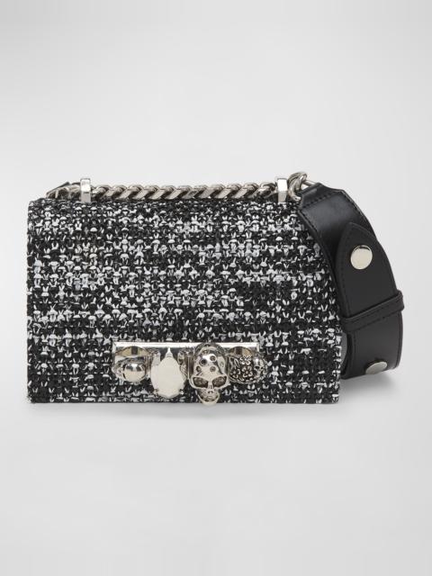 Alexander McQueen Mini Jewel Raffia Crossbody Bag
