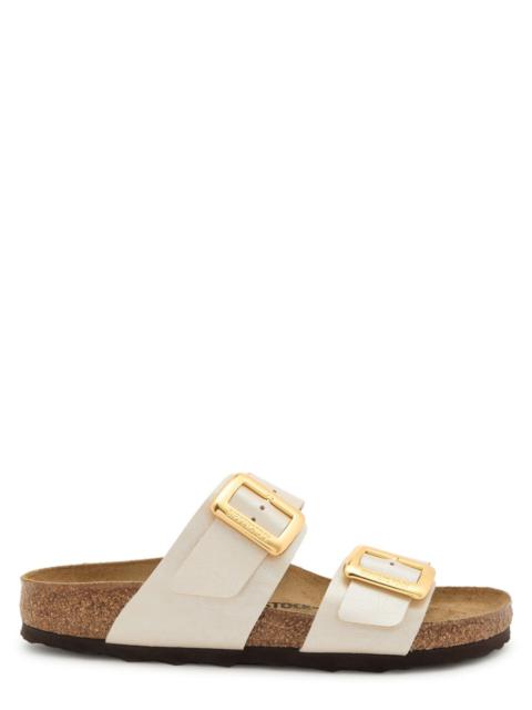 BIRKENSTOCK Birkenstock Sydney Metallic Leather Sliders