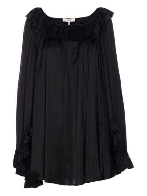 Chloé ruffled long-sleeves dress