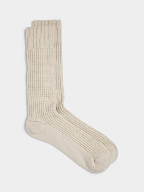 TODD SNYDER Cotton Waffle Sock