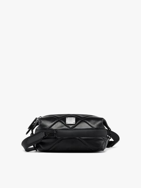 MCM Aren Crossbody in Diamond Quilted Leather