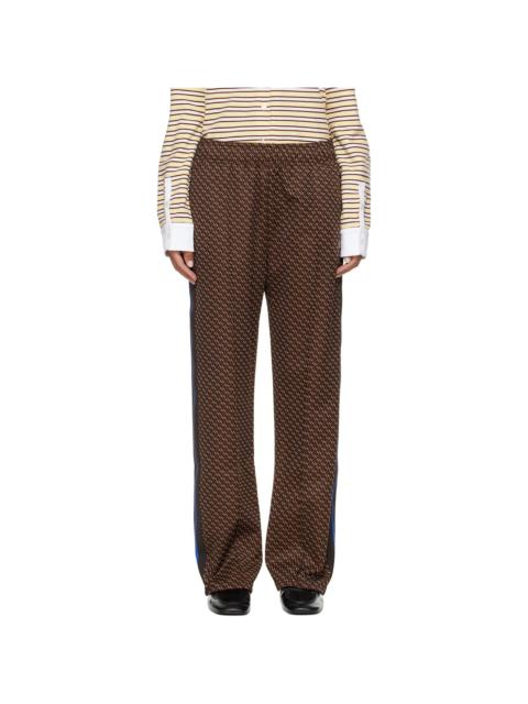 WALES BONNER Brown Mudra Lounge Pants