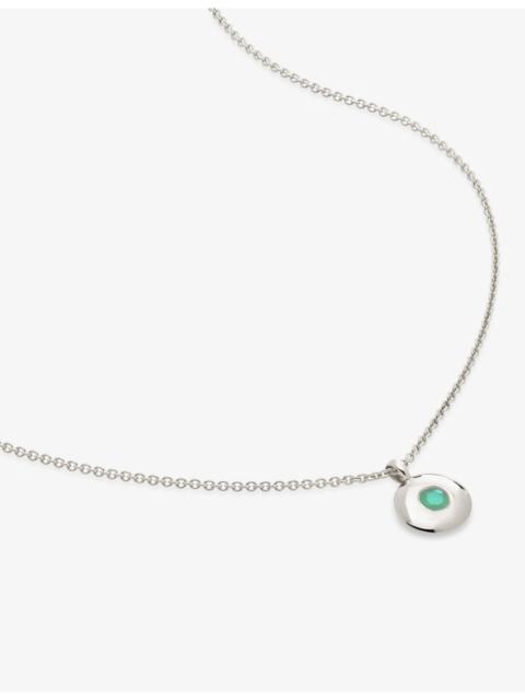 MONICA VINADER May Birthstone sterling-silver necklace