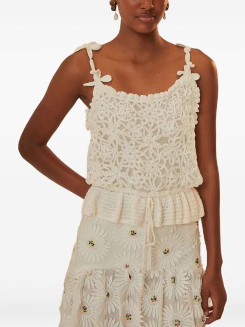FARM RIO crochet top