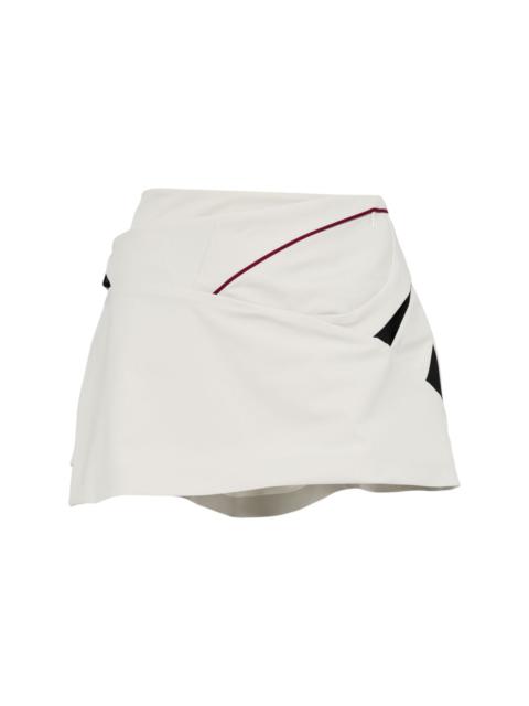 HYEIN SEO low-rise layered wrap miniskirt