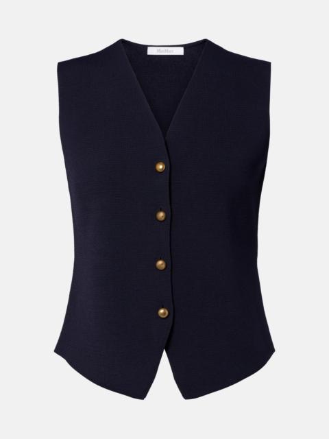 Max Mara Crêpe vest