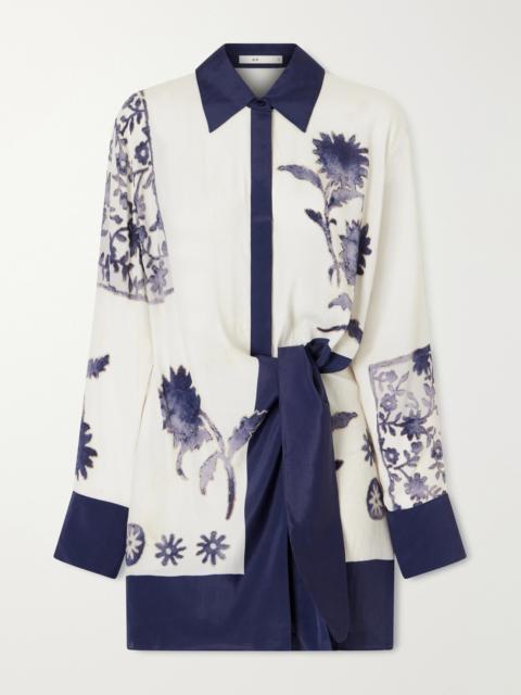 SIR. Phillipa Printed Georgette Shirt